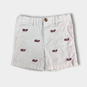 Vineyard Vines Boys' Flag Whale Embroidered Breaker Shorts 3T